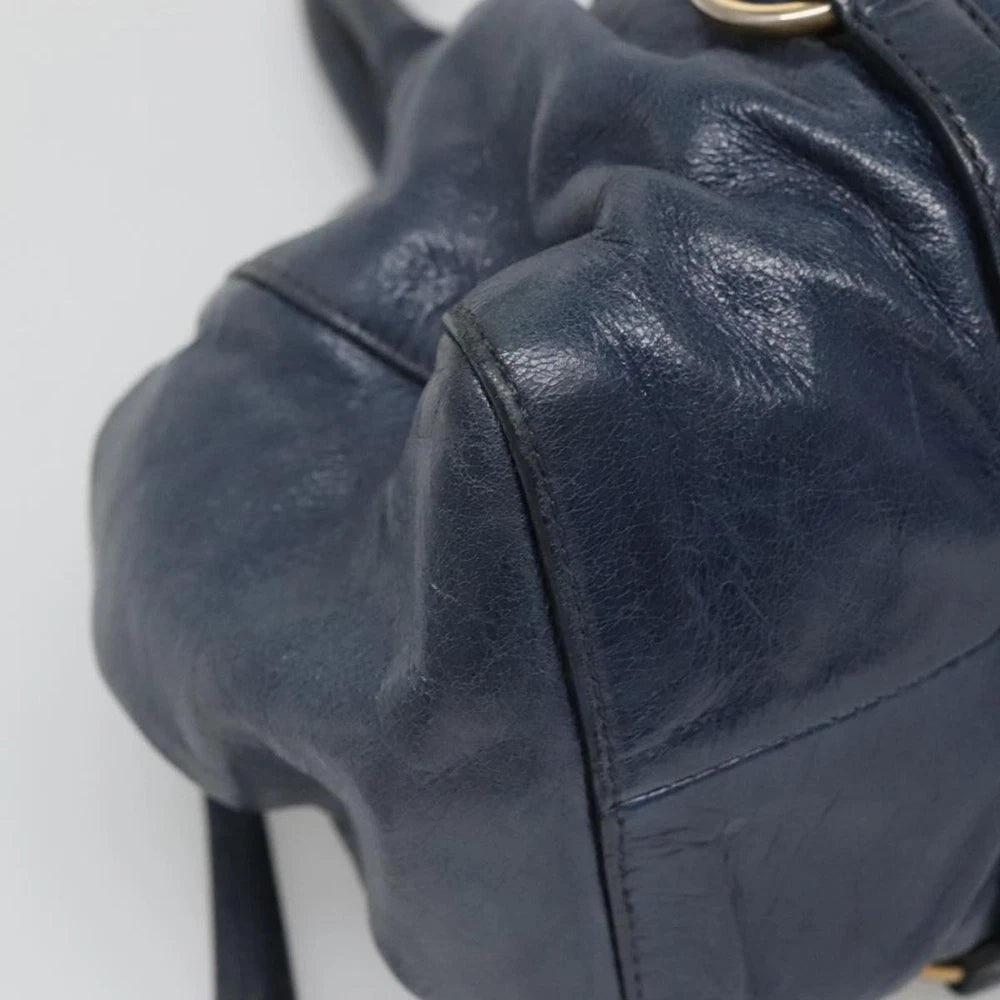 Vintage Miu Miu Bag - Navy Leather