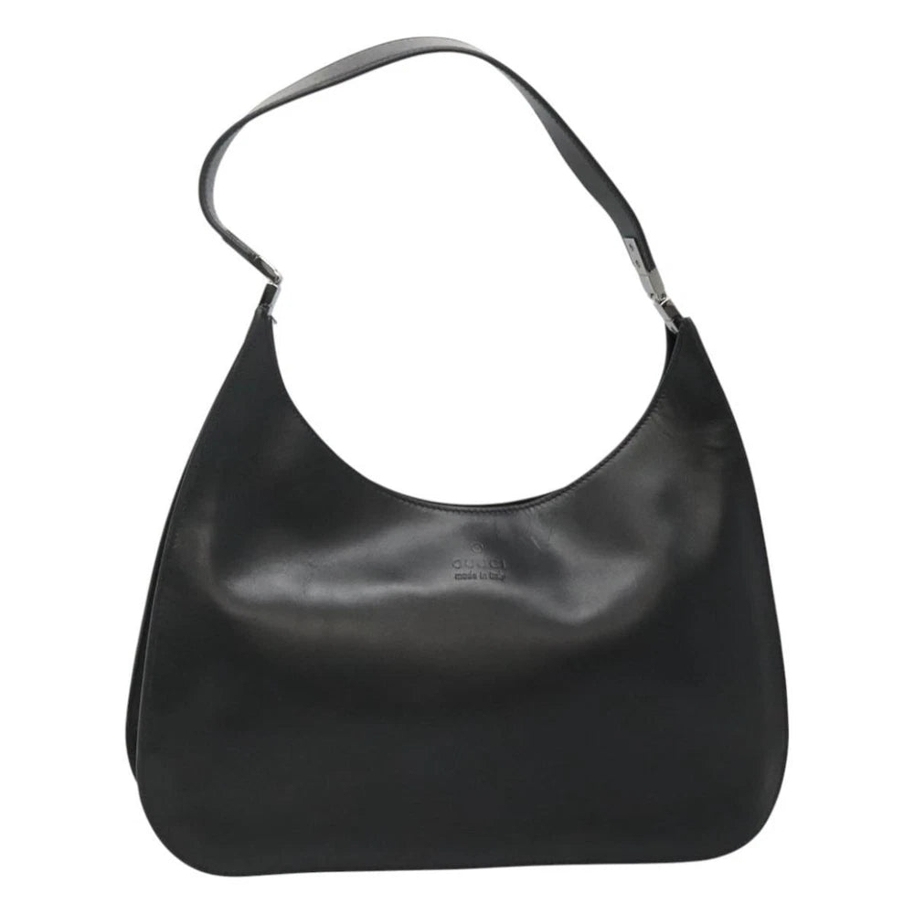 GUCCI SHOULDER BAG BLACK LEATHER - Brands Select