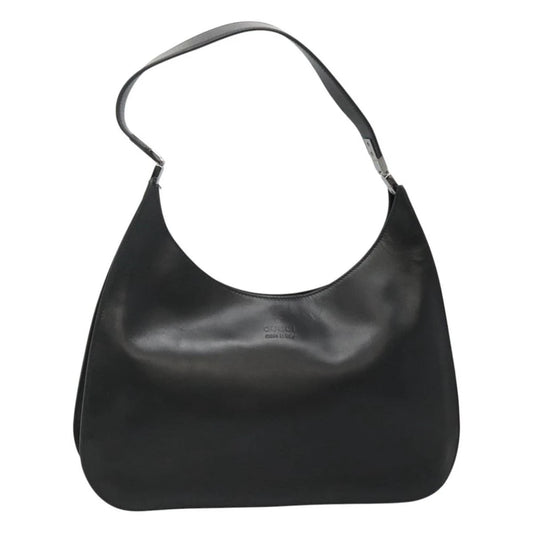 GUCCI SHOULDER BAG BLACK LEATHER - Brands Select