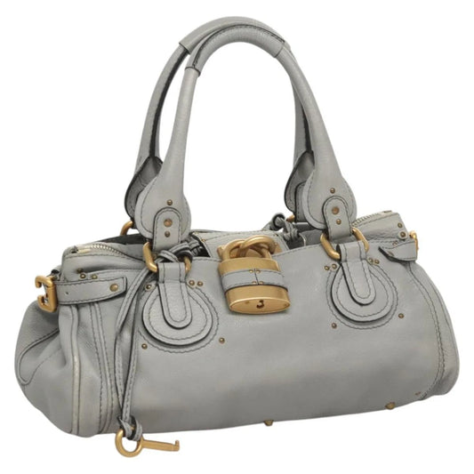 Vintage Chloe Paddington Bag - Gray Leather