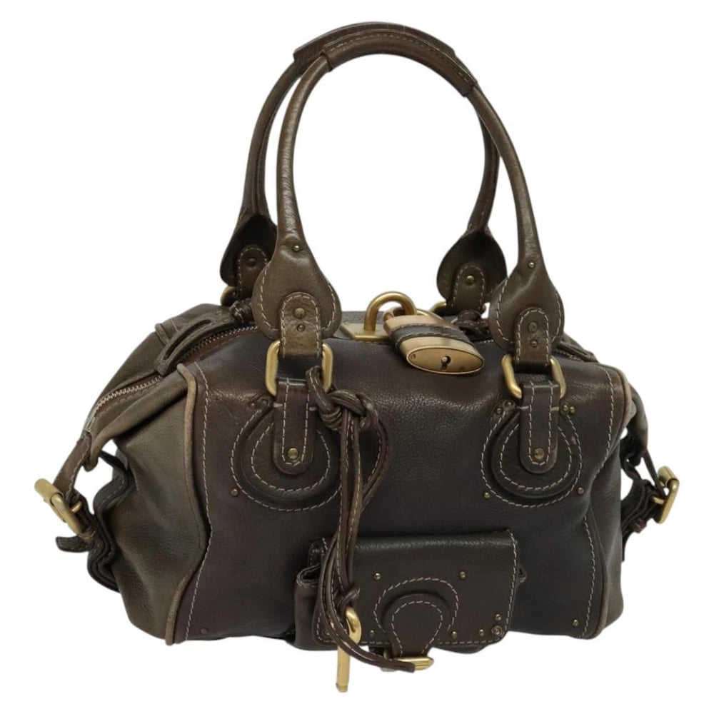 CHLOE PADDINGTON BAG BROWN LEATHER