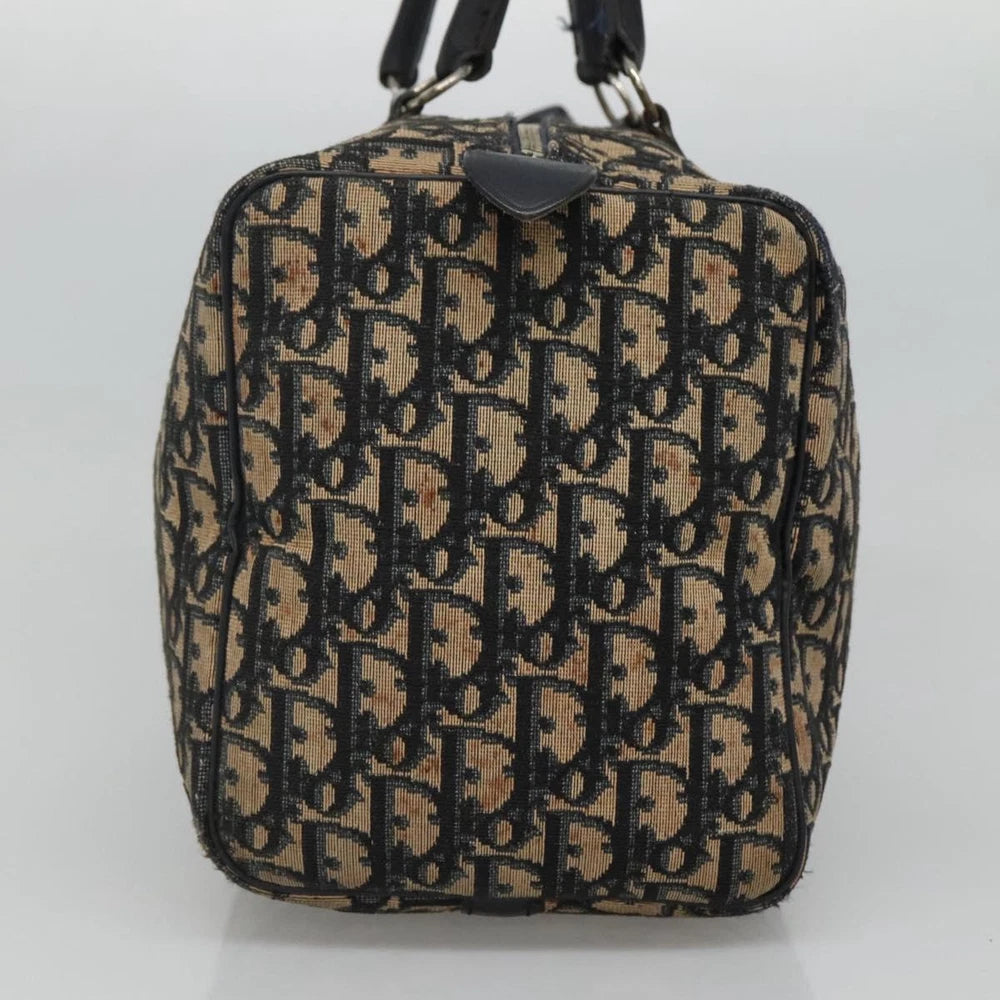 CHRISTIAN DIOR BOSTON BAG 30 TROTTER CANVAS