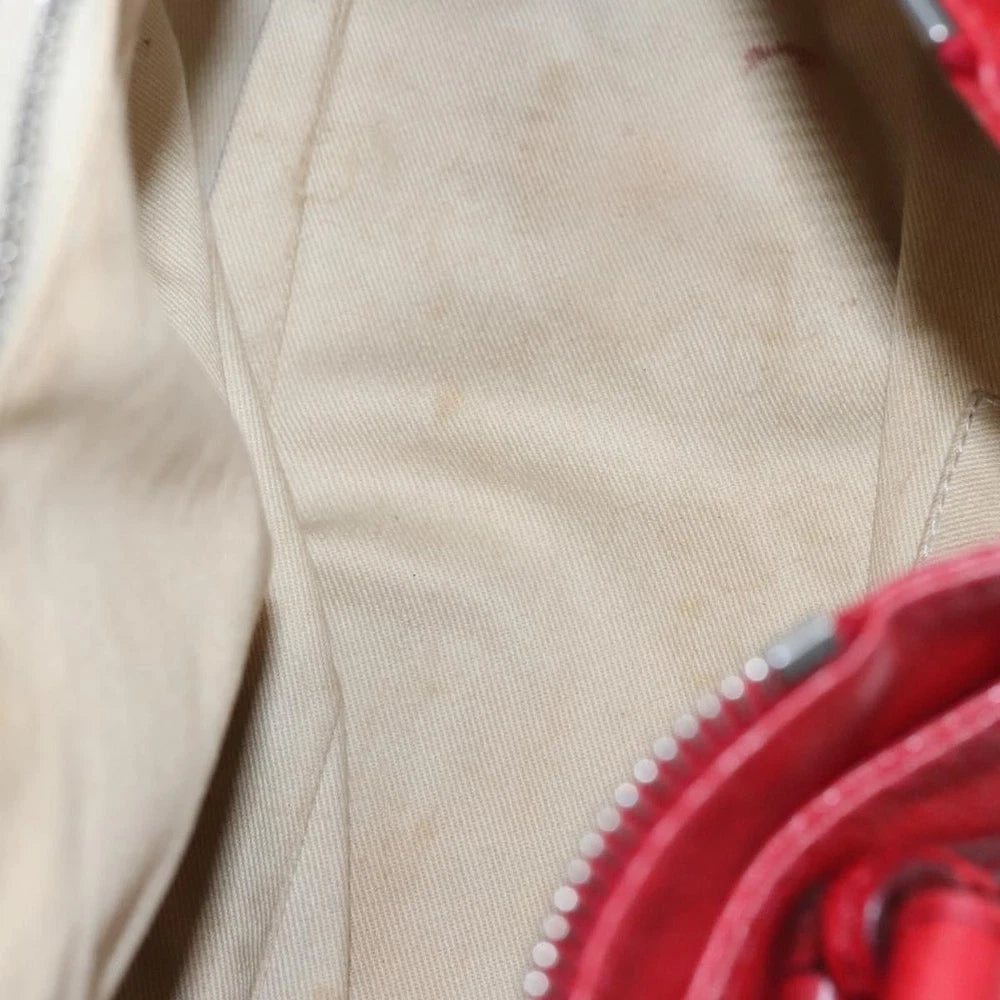 CHLOE PADDINGTON BAG RED LEATHER