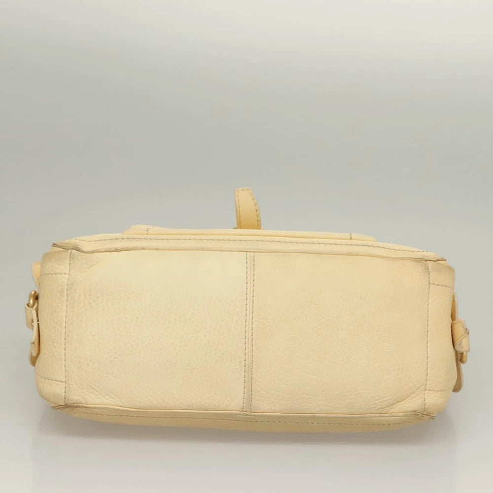 Celine Boogie Bag - Beige Leather
