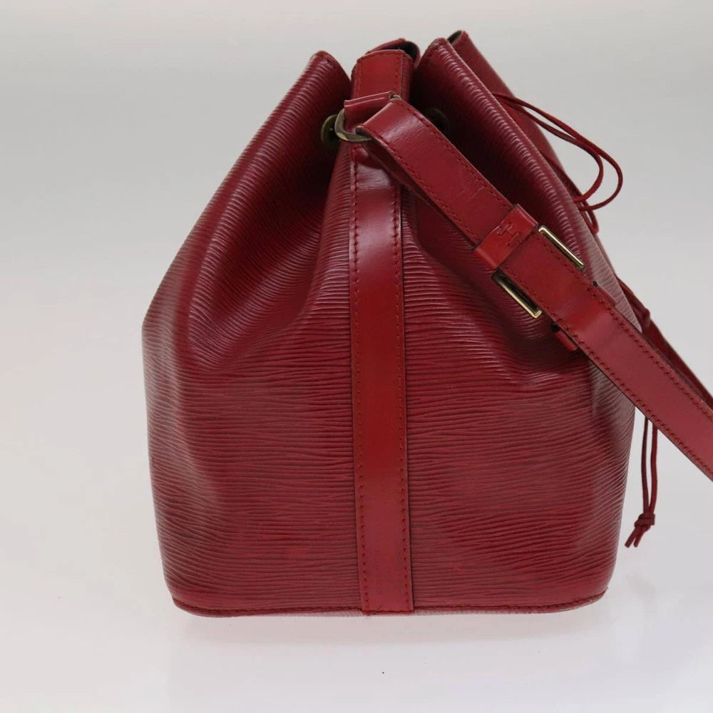 LOUIS VUITTON PETIT NOE BAG RED EPI LEATHER