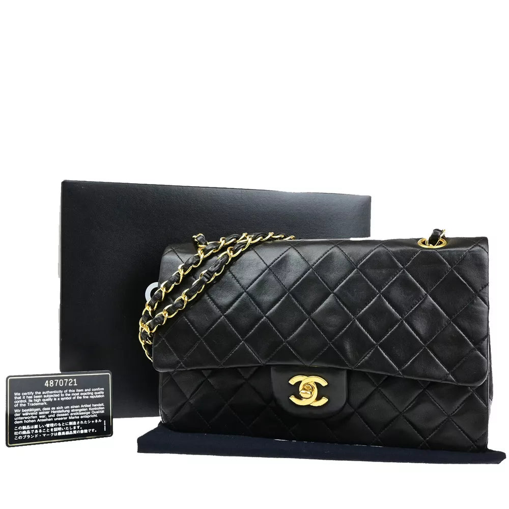 VINTAGE CHANEL MATELASSE 25 DOUBLE FLAP BAG