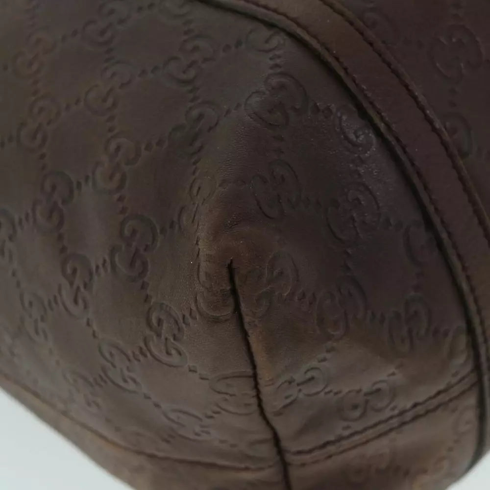 GUCCI GUCCISSIMA SHOULDER BAG GG CANVAS