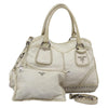 PRADA BAG WHITE LEATHER