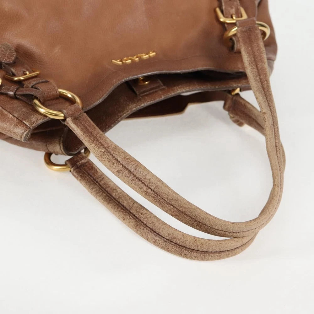 Vintage Prada Veske - Brun Skinn