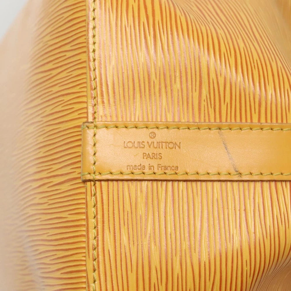 LOUIS VUITTON PETIT NOE BAG EPI LEATHER YELLOW