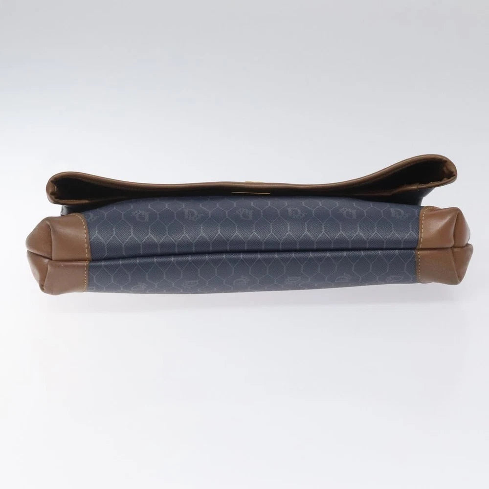 CHRISTIAN DIOR CLUTCH HONEYCOMB CANVAS