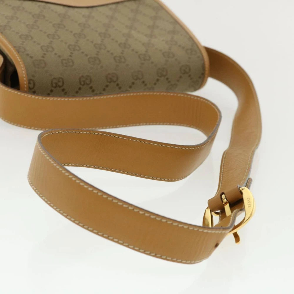 VINTAGE GUCCI CAMERA BAG GG CANVAS