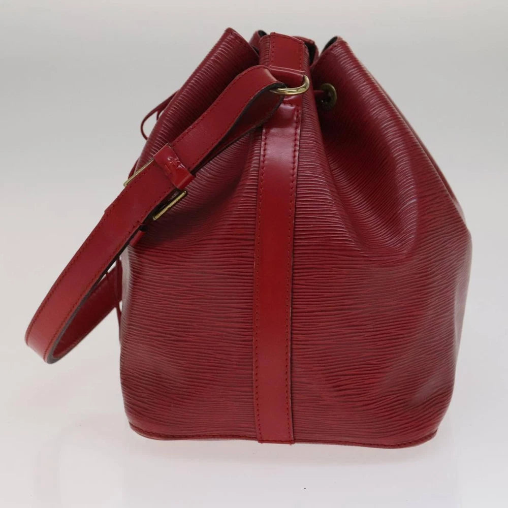 LOUIS VUITTON PETIT NOE BAG RED EPI LEATHER