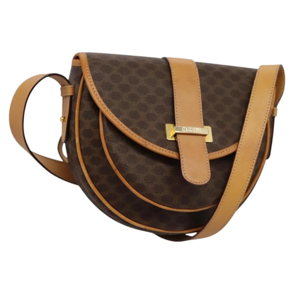 CELINE MACADAM SHOULDER BAG