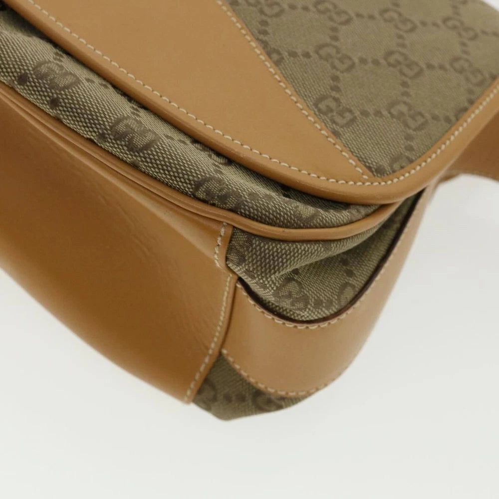 VINTAGE GUCCI CAMERA BAG GG CANVAS