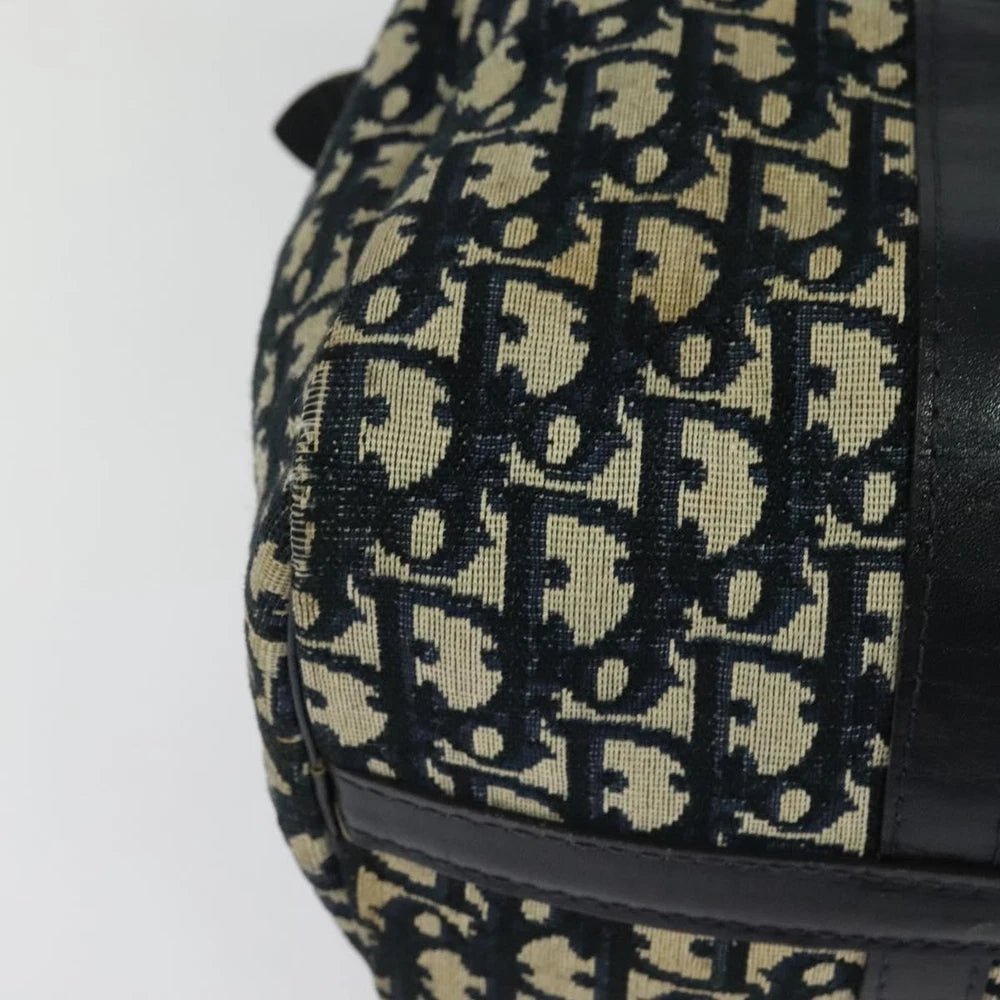 Dior Boston Bag 30 - Navy Trotter Canvas