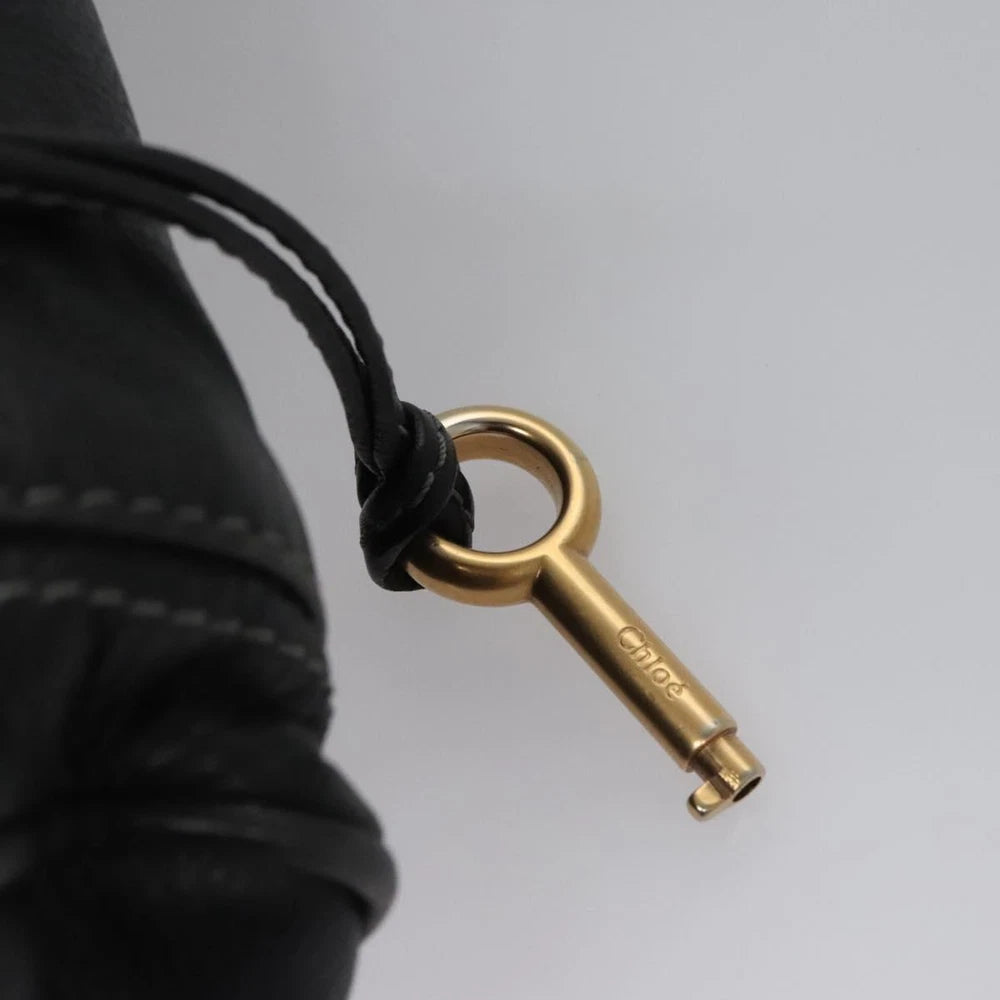 CHLOE PADDINGTON BAG BLACK LEATHER
