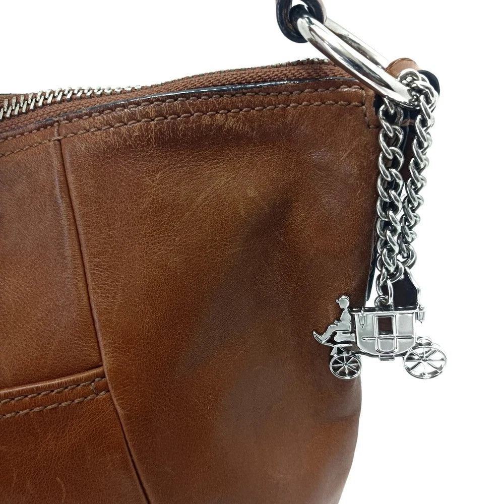 Vintage Coach Veske - Brun Skinn