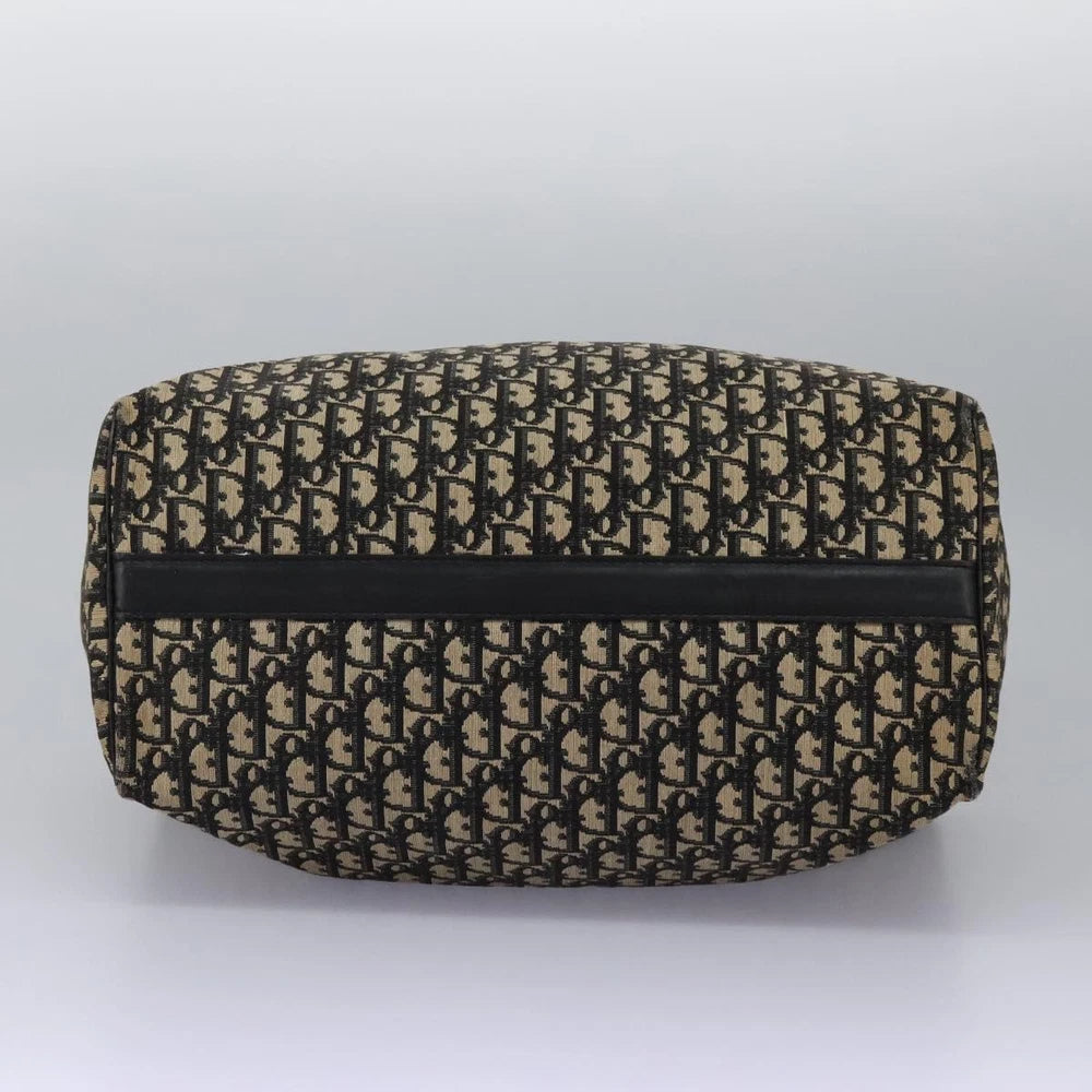 CHRISTIAN DIOR BOSTON BAG 40 TROTTER CANVAS