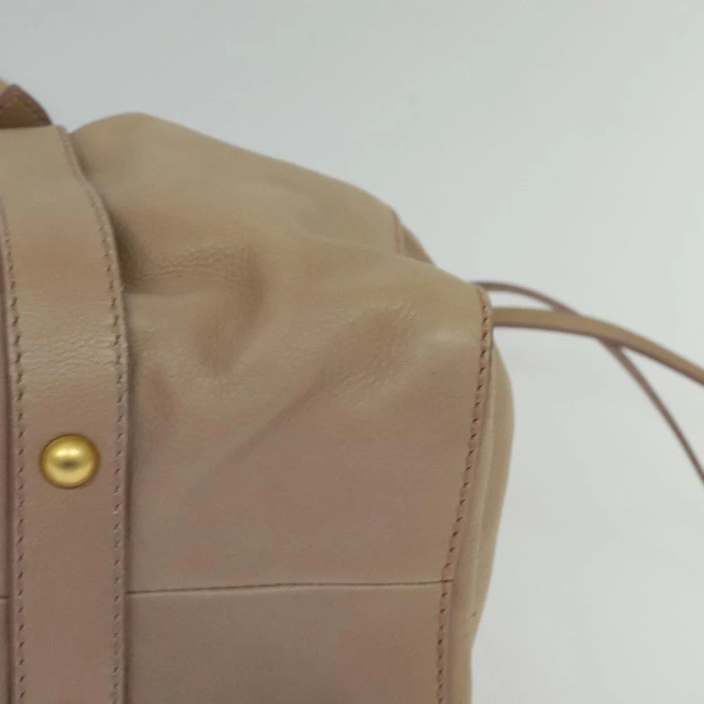 Miu Miu Vitello Bag - Beige Leather