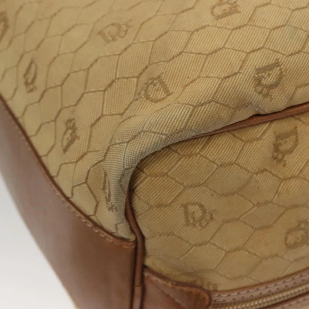 Christian Dior Honeycomb Bag - Brown Canvas