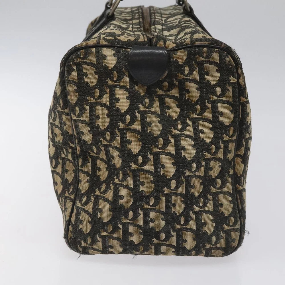 CHRISTIAN DIOR BOSTON BAG 30 TROTTER CANVAS