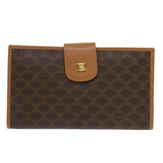 CELINE MACADAM CANVAS LONG WALLET
