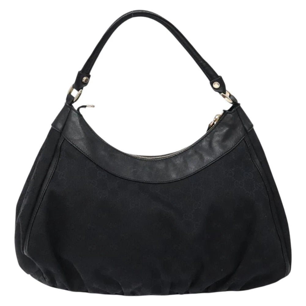 Gucci Abbey Bag - Black GG Canvas