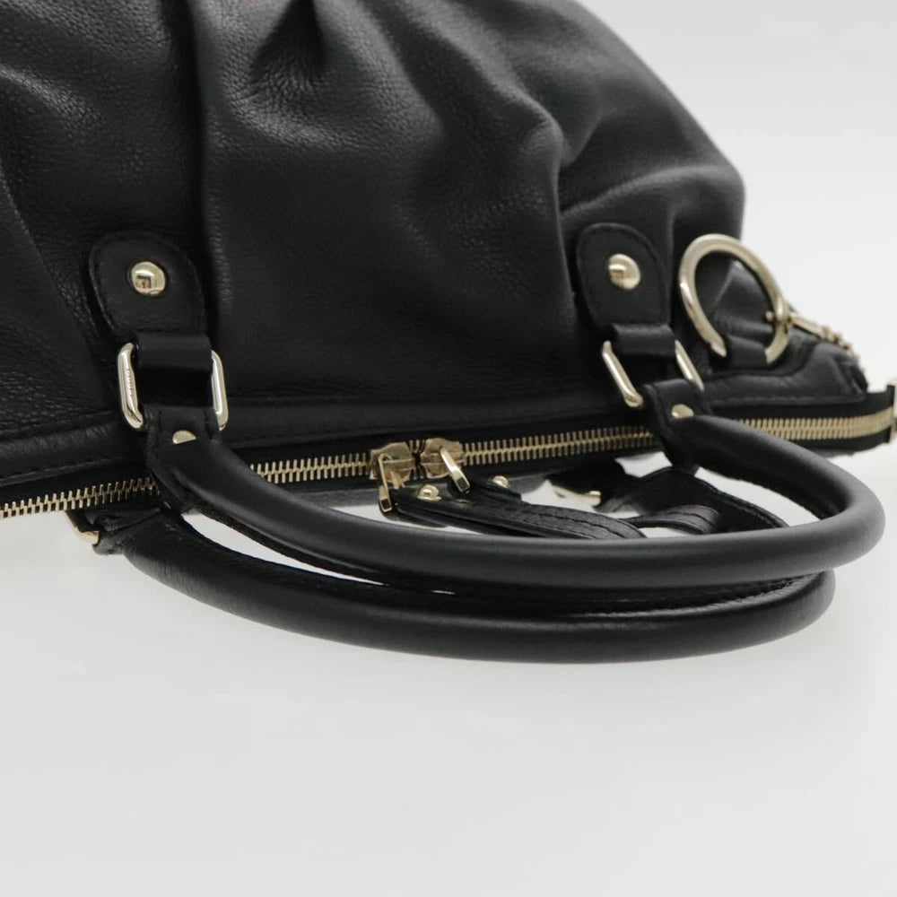 GUCCI SUKEY BAG BLACK LEATHER