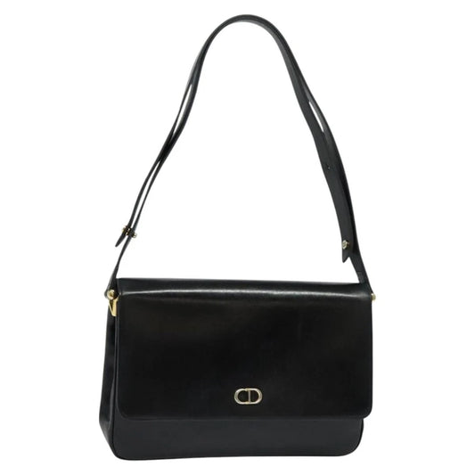 Vintage Dior Shoulder bag - Black Leather