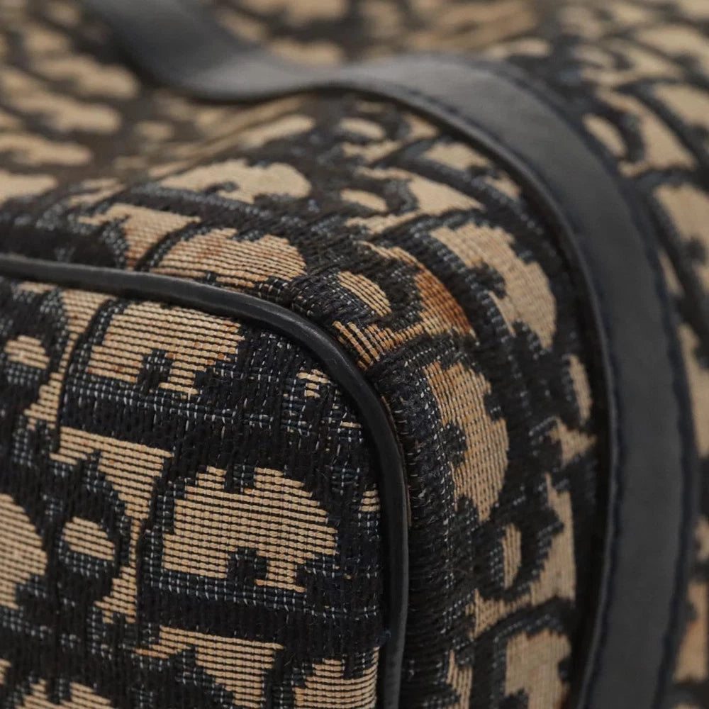 CHRISTIAN DIOR BOSTON BAG 40 TROTTER CANVAS