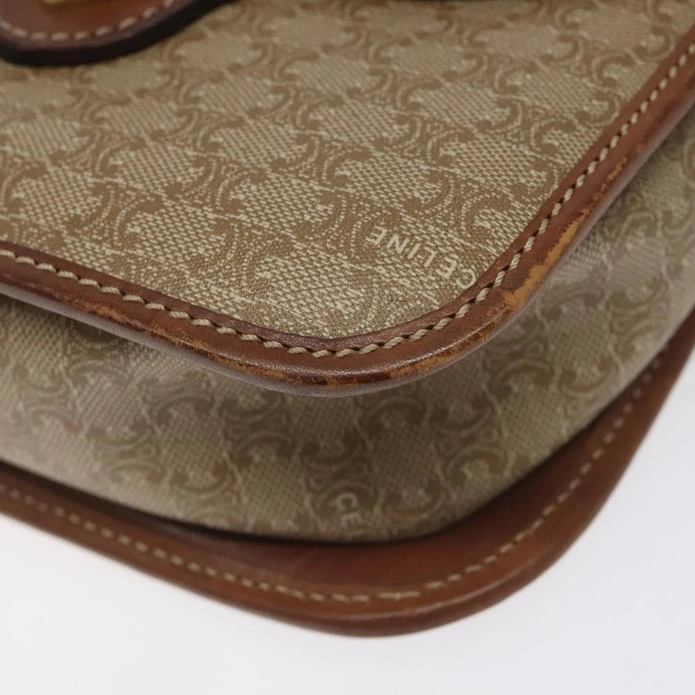 CELINE SHOULDER BAG MACADAM CANVAS