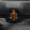 GUCCI BAMBOO BAG BLACK LEATHER