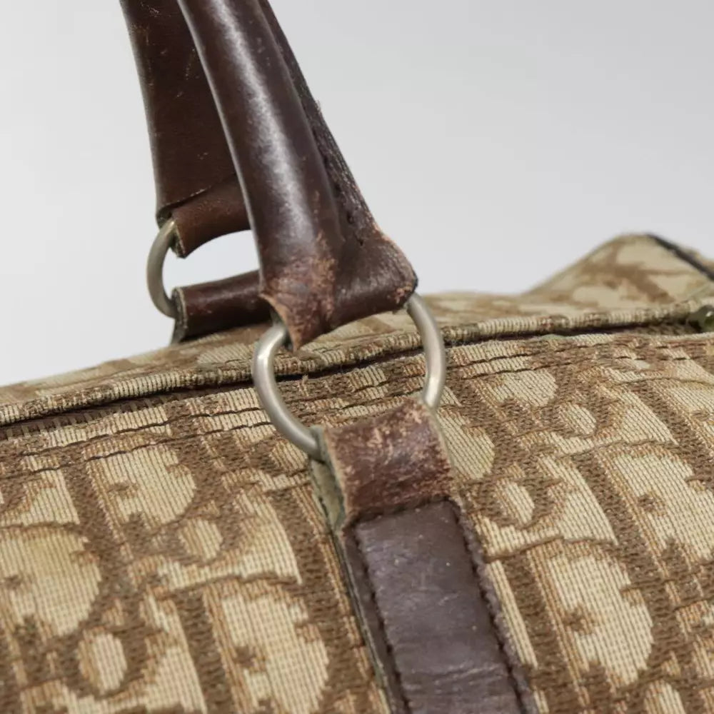 CHRISTIAN DIOR BOSTON BAG 30 TROTTER CANVAS