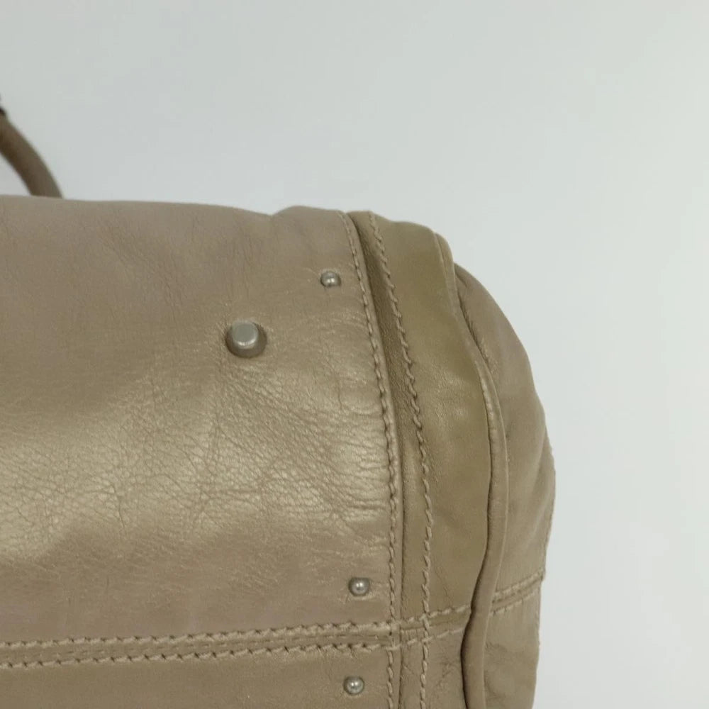 CHLOE PADDINGTON BAG BEIGE LEATHER