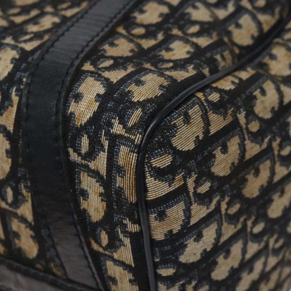 Dior Boston Bag 30 - Navy Trotter Canvas
