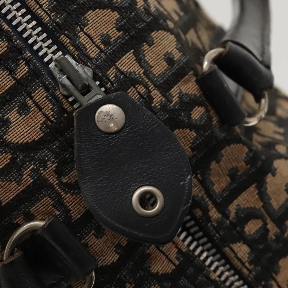 CHRISTIAN DIOR BOSTON BAG 30 TROTTER CANVAS