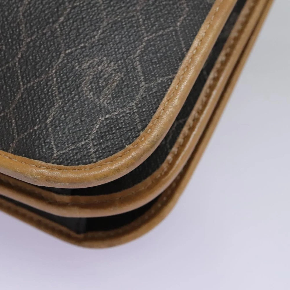CHRISTIAN DIOR SHOULDER BAG HONEYCOMB CANVAS