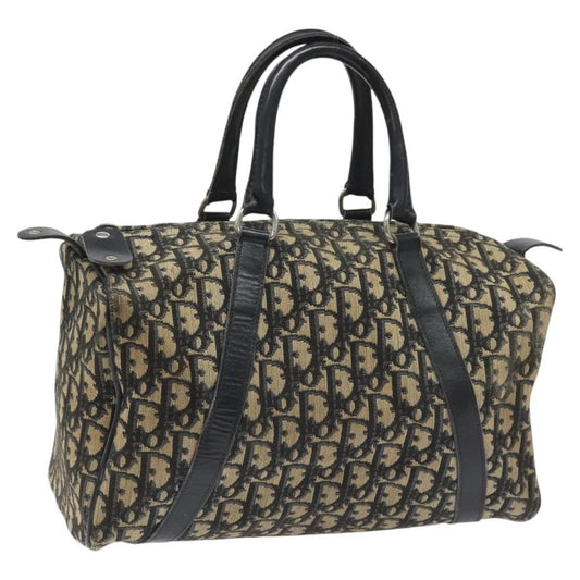 CHRISTIAN DIOR BOSTON BAG 30 TROTTER CANVAS
