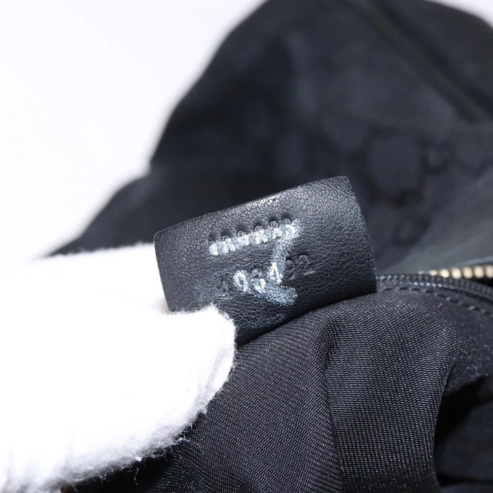 Gucci Abbey Bag - Black GG Canvas