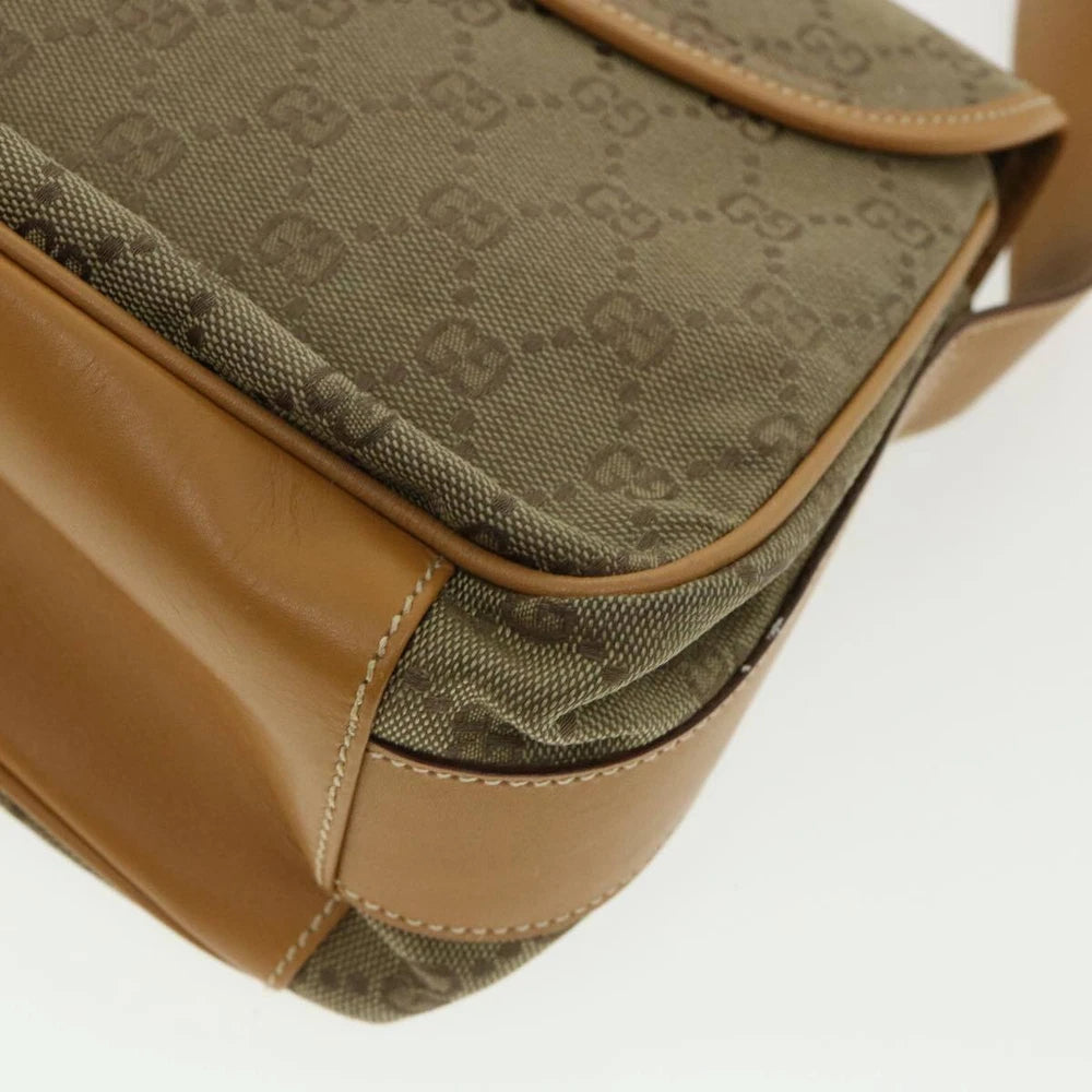 VINTAGE GUCCI CAMERA BAG GG CANVAS