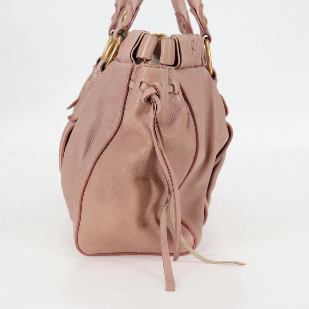 Rosa Miu Miu Veske - Skinn