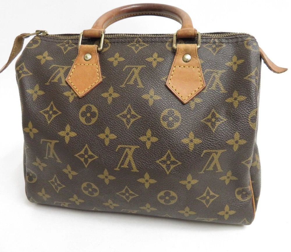 LOUIS VUITTON SPEEDY 25 BAG MONOGRAM CANVAS