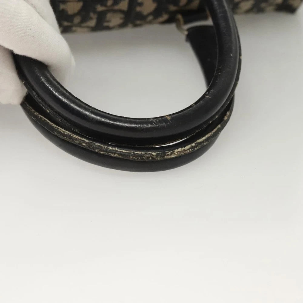 Christian Dior Boston Bag 30 -  Navy Trotter Canvas