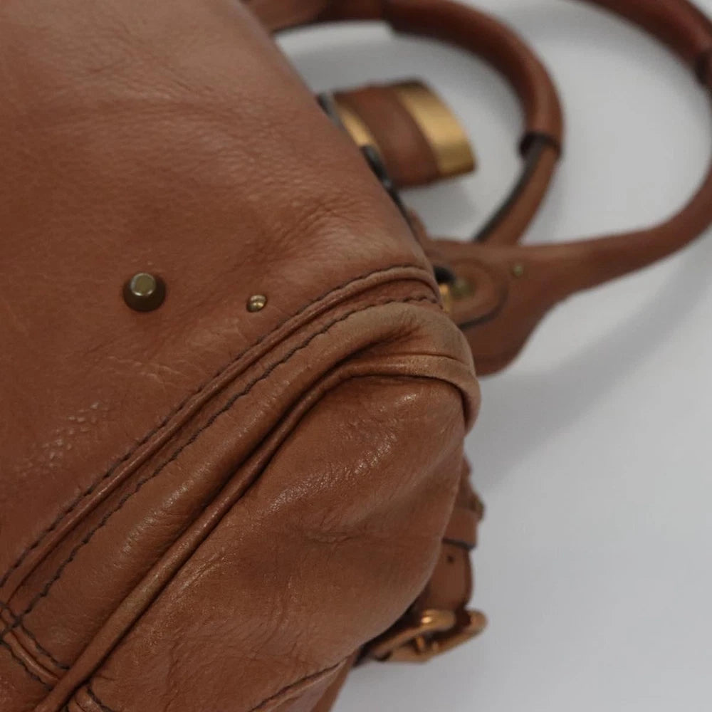 CHLOE PADDINGTON BAG BROWN LEATHER