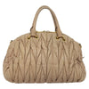 Miu Miu Matelasse Bag - Beige Leather