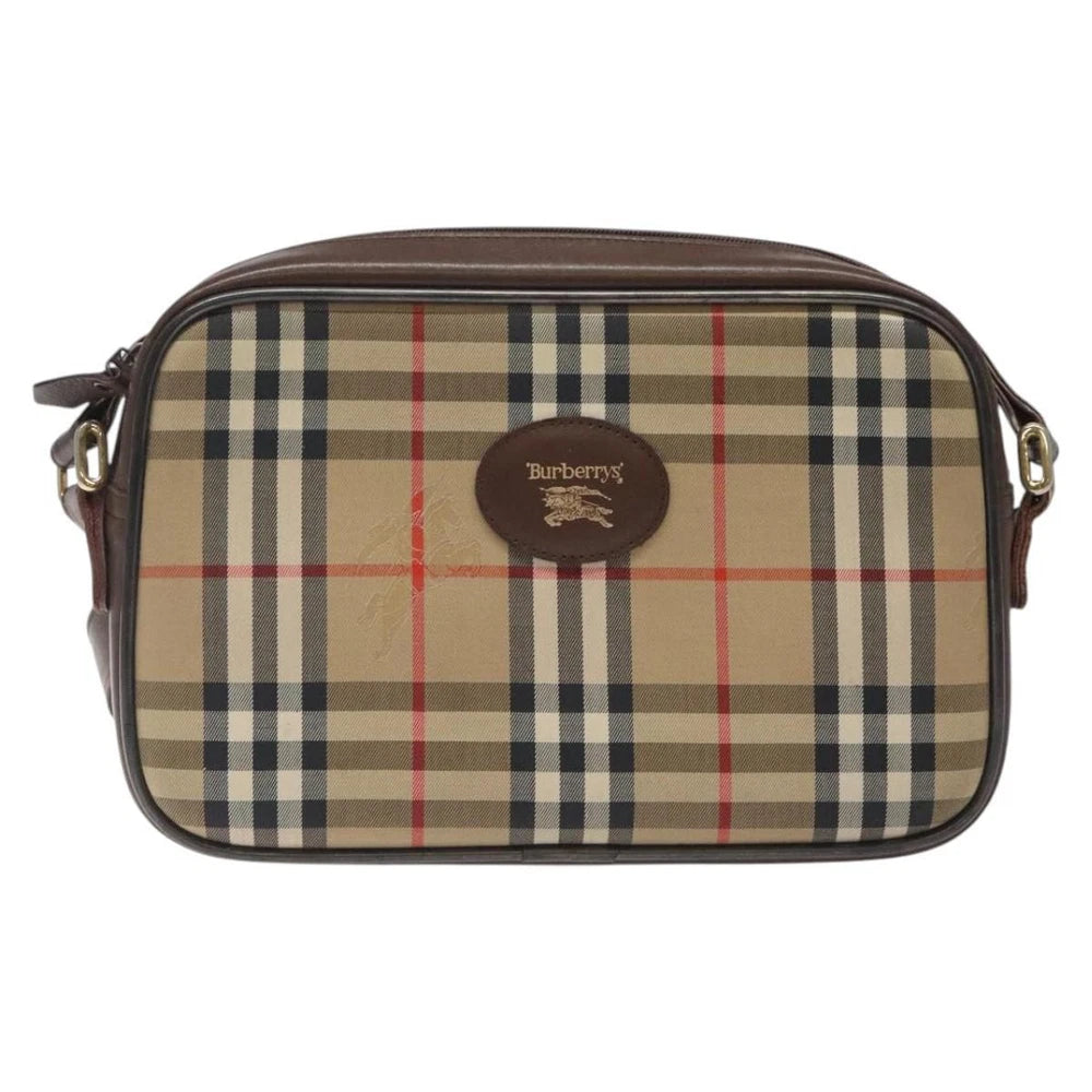 Vintage Burberry Crossbody Bag - Beige Nova Check