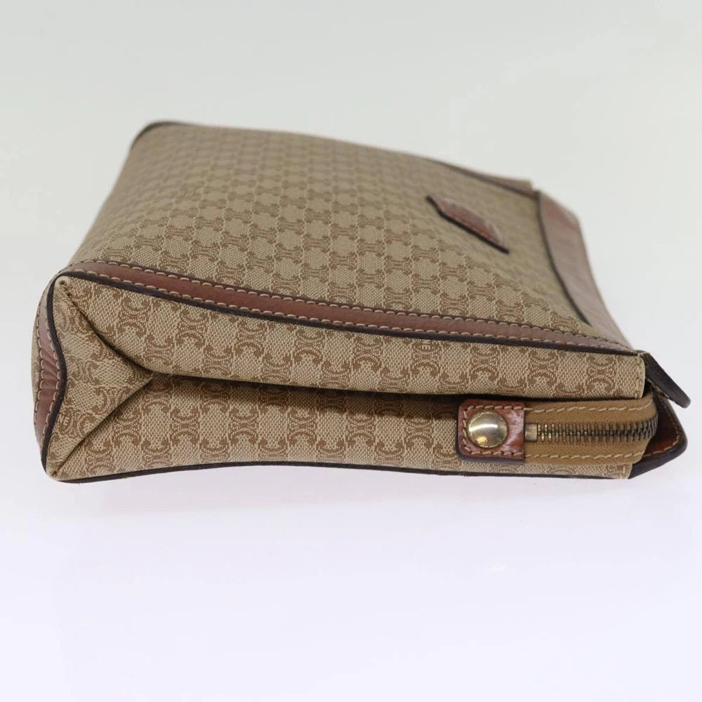 CELINE CLUTCH MACADAM CANVAS