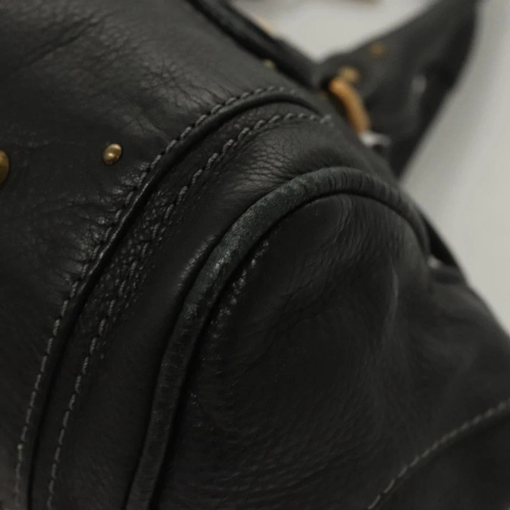 CHLOE PADDINGTON BAG BLACK LEATHER