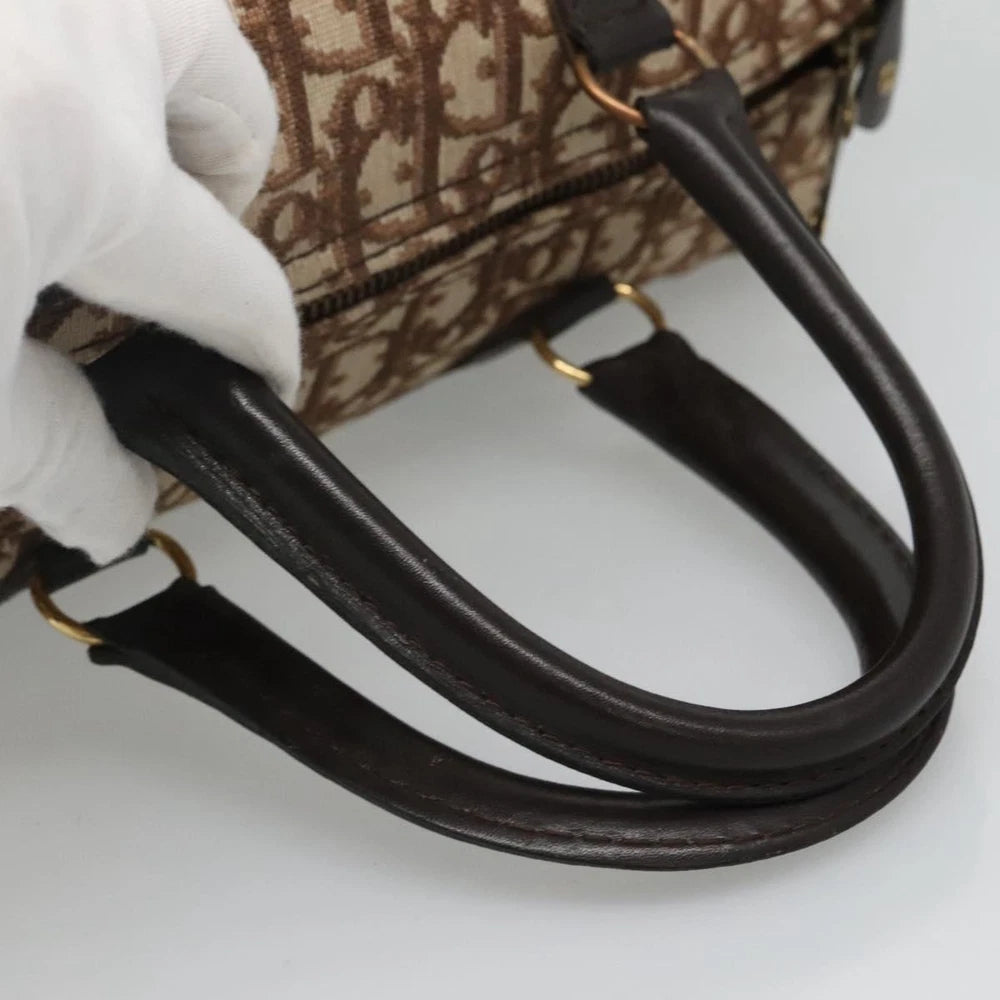 CHRISTIAN DIOR BOSTON BAG 30 TROTTER CANVAS